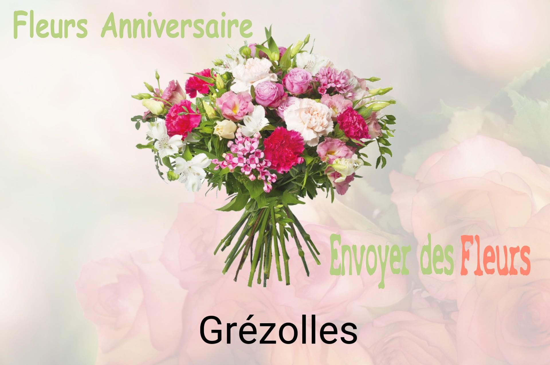 Bouquet de fleurs d’anniversaire livré à Grézolles